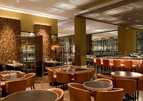 Main dining room and bar at Michael Mina Steakhouse