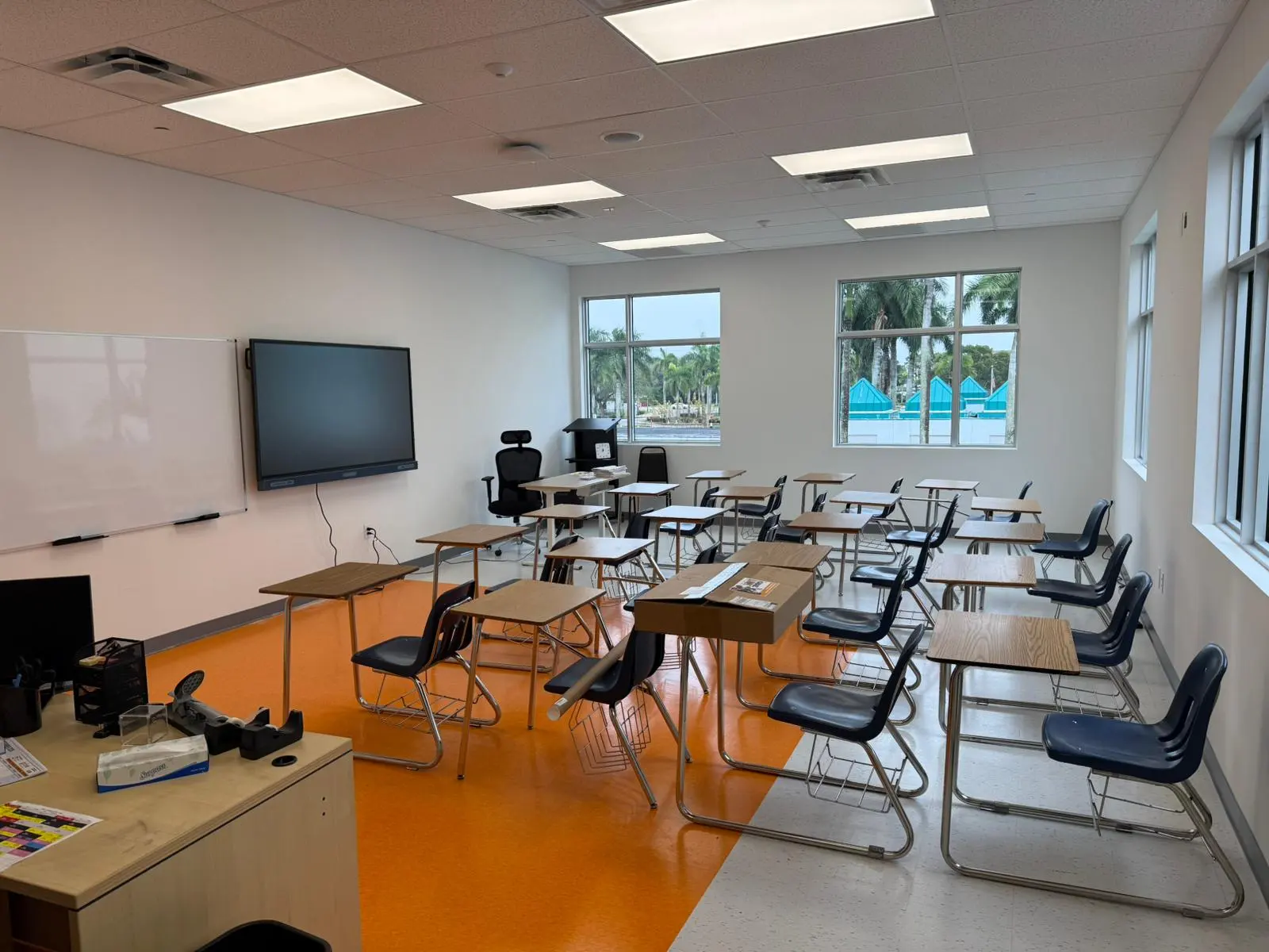 Completed classroom at Katz Hillel School